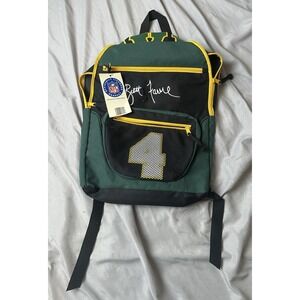 Green bay Packers Brett Favre Backpack QB Club Vintage Rare NFL #4 New With Tag‎